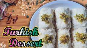 5 Mins Malai Roll | Authentic Turkish Delight | Quick & Easy Recipe #turkishdesserts
