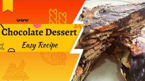 Delicious Chocolate Dessert | Dessert Recipe | Easy No Bake Dessert Recipe | Eggless Dessert Idea
