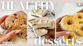 HEALTHY DESSERTS to make at home! NEW easy recipes