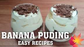 PUDDING BANANA#desserts #dessert#recipes