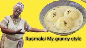 How To Make Rusmalai With My Granny Style||It's easy nai Perfect Recipe