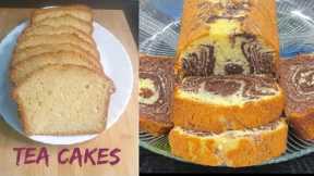 HOW TO MAKE OLD FASHIONED TEA CAKES/ VANILLA TEA CAKE/ MARBLE TEA CAKE/ TEA CAKES