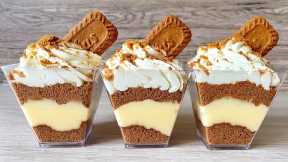 Lotus Biscoff Dessert Cups - NO BAKE Dessert. Very Easy and Yummy!