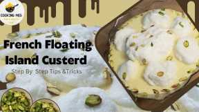 French Floating Island Custard |How to Make Floating Island Desserts |made by #cookingmeg