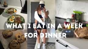 What I Eat In A Week FOR DINNER | fun balanced recipes that keep me fit & healthy