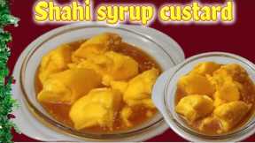 Shahi syrup custard | Fruit custard 🍮 | perfect custard | dessert recipe