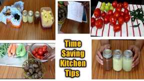 Time Saving Kitchen Tips || How to save time while cooking || Pre-preparation and Meal plan ideas