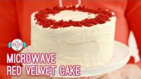 3-Layer Microwave Red Velvet Cake | Bigger Bolder Baking