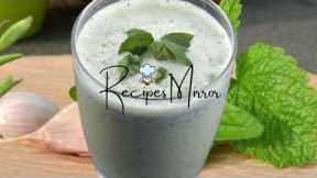 Recipes Mirror | Punjabi Mint Buttermilk , then enjoy Namkeen Buttermilk or Masala Buttermilk