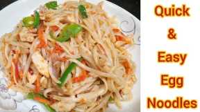 Egg Noodles Recipe with chicken and vegetables | Quick and Easy recipe | Kids special