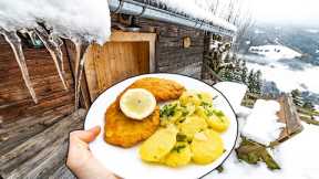 Cooking Wiener Schnitzel in a Mountain Hut - Cooking with Alex Ep1
