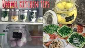 Kitchen TIPS and tricks | cooking Tips  |vegetables storage| easy kitchen hacks| |fast cooking tips