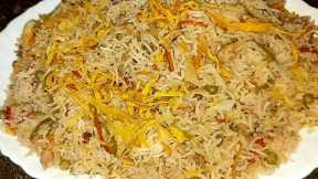 Most simple and easy recipe of Chinese rice //chicken Chinese rice recipe in urdu and hindi