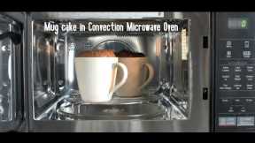 2 Minutes Mug cake using LG Convection Microwave Oven |  How to bake cake in Conv. Microwave Oven