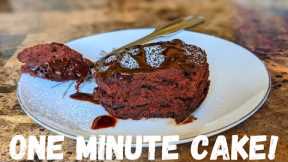 1 MINUTE CHOCOLATE CAKE Recipe | Easy Microwave Cake