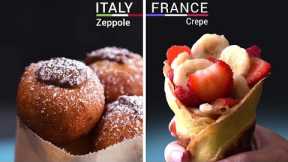 4 Way International Desserts | World Food Ideas | Dessert Ideas From Around The World !