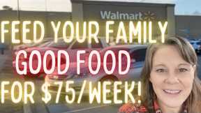 $75 REAL Food LARGE Family WEEK Long MEAL Plan w/ Recipes & Grocery List! #cooking #budgetmeals