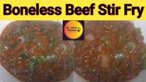 How To Cook Perfect Beef Stir Fry Recipe By Dr Chef Kitchen | Beef Chilli Dry | Special Stir Fry