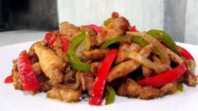 CHICKEN WITH BELL PEPPER AND ONION SIMPLE BUT SPECIAL RECIPE