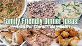 A Week Of Family Friendly Dinner Ideas! What's For Dinner? Good Stuff! Easy, & Delicious Dinner!