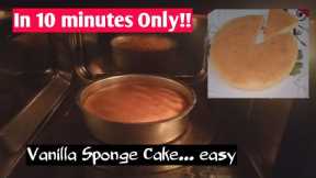 Sponge Cake in Morphy Richards 25 cg 25 litre microwave oven