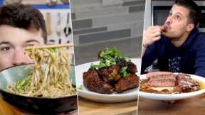 I Found The Best 10 MINUTE Dinner Recipes- Cola Wings, Brown Butter Steak, Gordon Ramsay Pasta