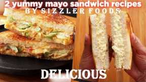 Yummy Breakfast Sandwich Recipes ❗️ 2 Yummy Mayo Sandwich Recipes 😋😋❗️