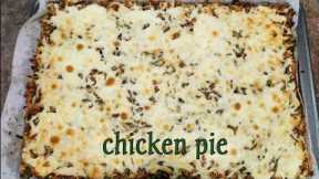 chicken pie | chicken pie recipe |simple way of making chicken pie | dinner recipe