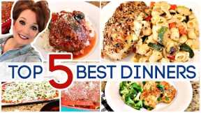 TOP 5 DINNER RECIPES  BUDGET FRIENDLY FAMILY DINNERS!