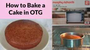 How to Bake a Cake in OTG Perfectly ||  Eggless Vanilla Cake ~ Moumita's Happy Cooking Lab