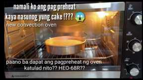 Baking chiffon cake using electric oven | convection oven