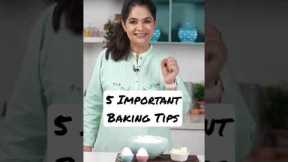 5 Important Baking Tips | #Shorts