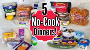 5 EASIEST No-Cook Dinners | The BEST Summer Meals! | Julia Pacheco Recipes