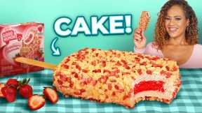 Fan-Requested GIANT Strawberry Shortcake Popsicle CAKE!! | How to Cake It With Yolanda Gampp!