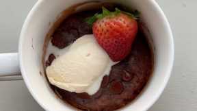 Chocolate Mug Cake in 1 Min without baking powder, egg, butter | Eggless Chocolate Cake in Microwave