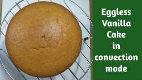 How to bake A perfect Eggless Vanilla Cake in a Convection Microwave // Cook With BOSCH