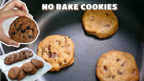 NO OVEN COOKIES | CHOCOLATE CHIP COOKIES | 2 WAYS TO COOK WITHOUT AN OVEN | EP.14