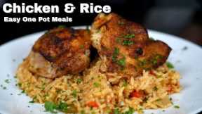 How To Make Chicken & Rice | Easy One Pot Recipes #MrMakeItHappen