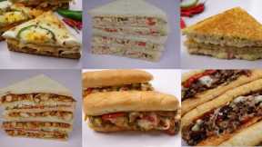 6 Best Homemade Sandwich(Chicken,Beef,Potato)By Recipes Of The World