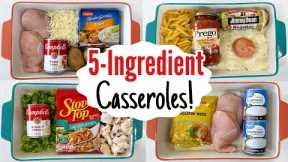 5-INGREDIENT Super Quick & EASY Casserole Dinner Recipes! | Best Oven Baked Meals | Julia Pacheco