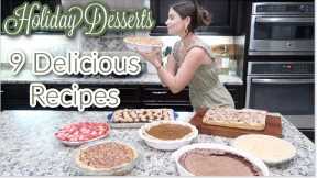 9 Holiday Dessert Recipes! The Best Most Delicious Recipes To Enjoy This Holiday Season!Cook With Me