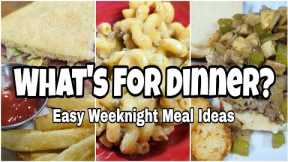 WHAT'S FOR DINNER? • 3 Easy and Delicious Dinner Ideas • BUDGET FRIENDLY WEEKNIGHT MEALS!