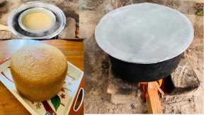 How to bake a cake without Oven   (African Village)
