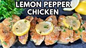 Delicious Juicy Lemon Pepper Chicken Recipe - A Must Try!