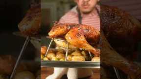 chicken roast for beginners! #chicken #vegetables #roasting