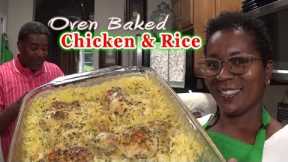 Oven Baked Creamy Chicken and Rice | One Dish | It's Soooo Good & Easy To Make | He Was Ready!🤣😆😂