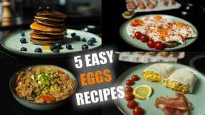 5 Simple High Protein Eggs Recipes **for building muscle**