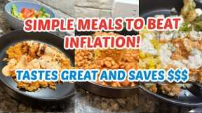 SIMPLE MEALS TO BEAT INFLATION | BACK TO BASICS BUDGET COOKING