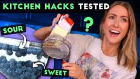 Testing the VIRAL KITCHEN & FOOD HACKS to see what's ACTUALLY worth trying