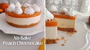 No-Bake Peach Cheesecake | Fruit Cakes EP 4 | The PERFECT Summer Dessert! ☀️😎